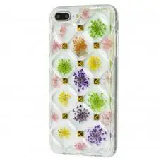 Чохол для iPhon 7 Plus / 8 Plus Flowers 3D кріп
