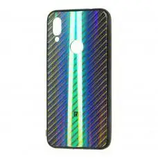 Чехол для Xiaomi Redmi 7 Carbon Gradient Hologram черный