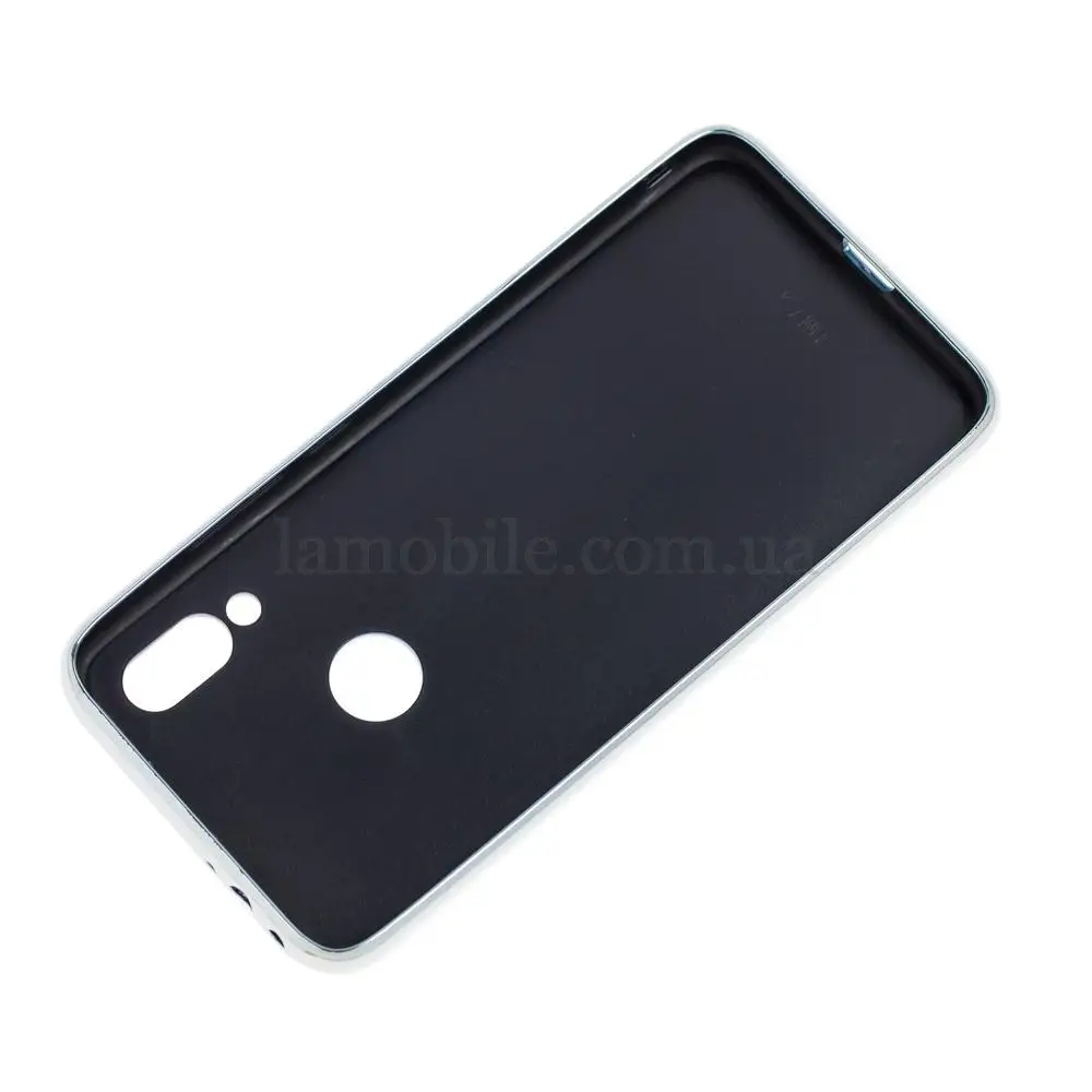 Чехол для Xiaomi Redmi 7 Carbon Gradient Hologram синий