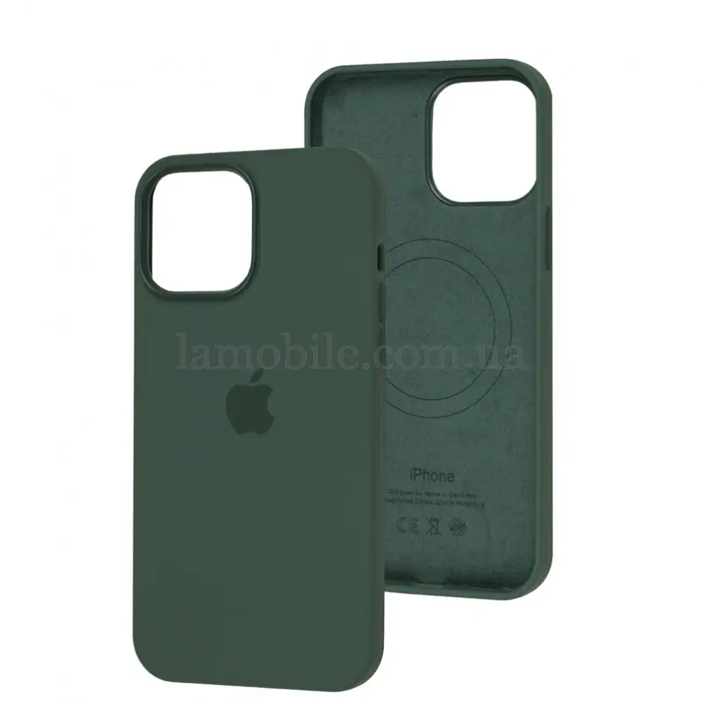 Чохол для iPhone 13 Pro Max MagSafe Silicone Full Size eucalyptus