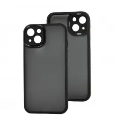Чехол для iPhone 13 Luxury Metal Lens черный