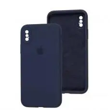 Чохол для iPhone X / Xs Slim Full camera midnight blue
