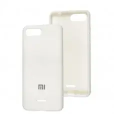 Чехол для Xiaomi Redmi 6A Silicone Separate camera белый