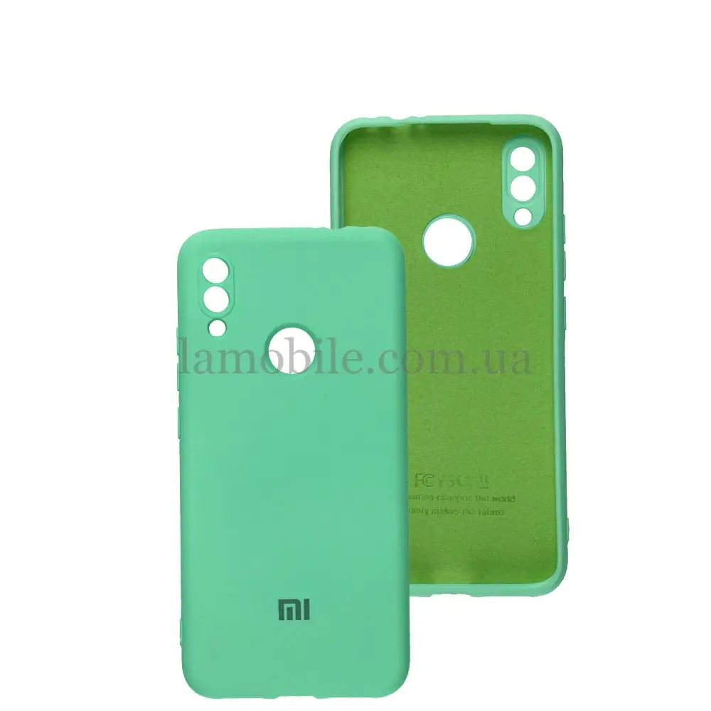 Чохол для Xiaomi Redmi Note 7 / 7 Pro Silicone Separate camera бірюзовий