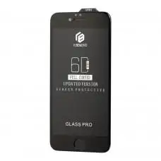 Захисне скло 6D для iPhone 6/6s Benovo чорне (OEM)