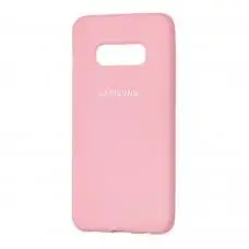 Чехол для Samsung Galaxy S10e (G970) Silicone cover розовый
