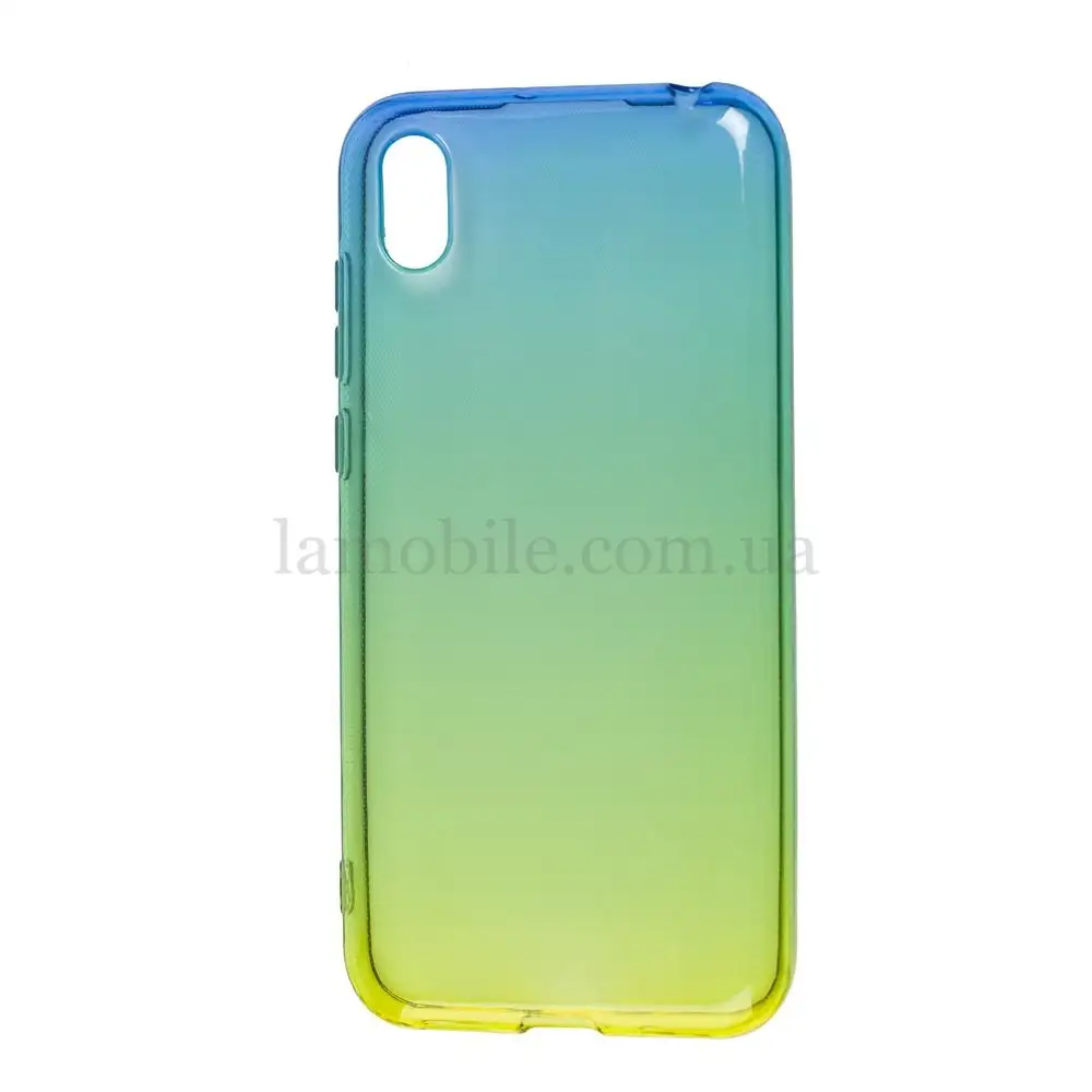 Чехол для Huawei Y5 2019 Gradient Design желто-зеленый
