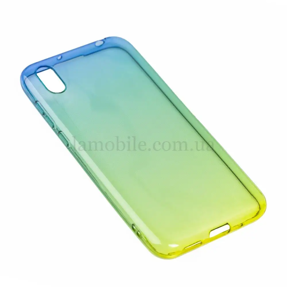 Чехол для Huawei Y5 2019 Gradient Design желто-зеленый