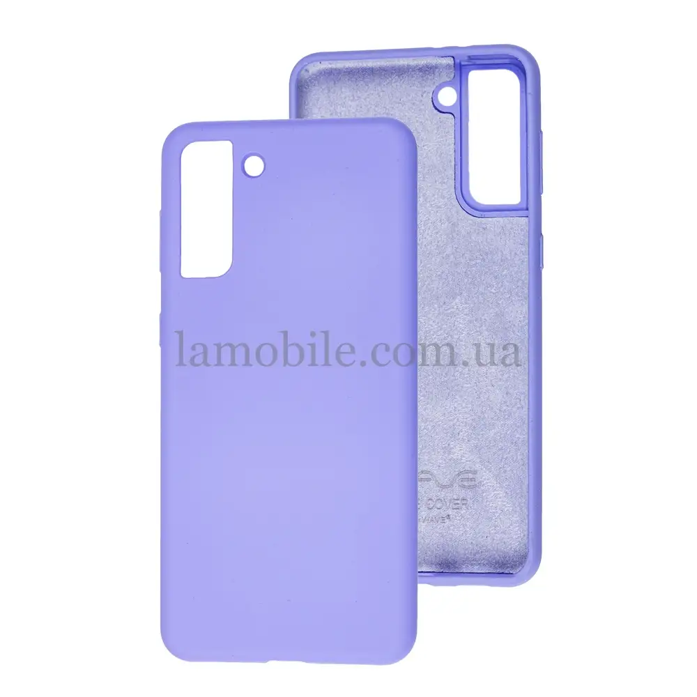 Чехол для Samsung Galaxy S21+ (G996) Wave Full light purple