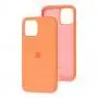 Чехол для iPhone 12 Pro Max Silicone Full оранжевый / papaya