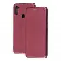 Чохол книжка Premium для Samsung Galaxy A11 / M11 бордовий