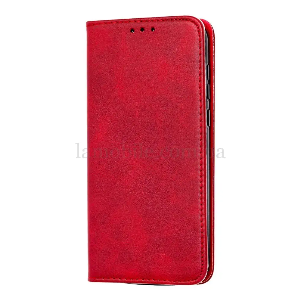 Чехол книжка для Huawei Y5 2019 Black magnet красный