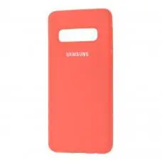 Чехол для Samsung Galaxy S10 (G973) Silicone Full оранжевый
