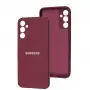 Чохол для Samsung Galaxy A14 Silicone Full camera marsala