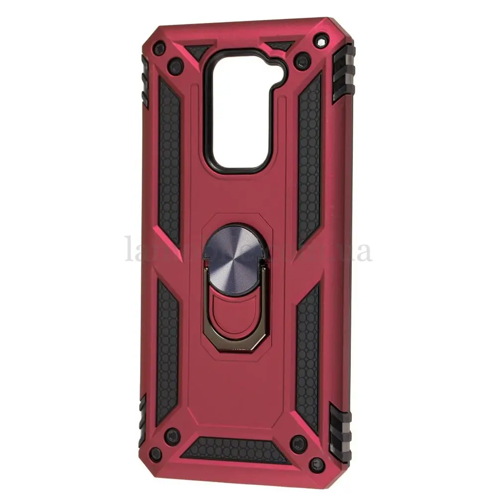 Чохол для Xiaomi Redmi Note 9 Serge Ring ударостійкий бордовий