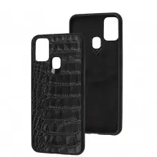 Чехол для Samsung Galaxy M31 (M315) crocodile черный