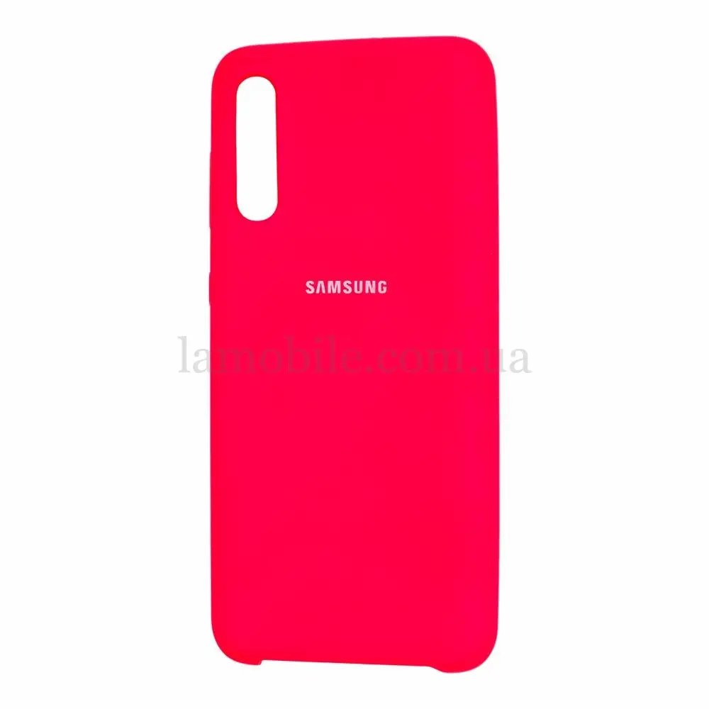 Чохол для Samsung Galaxy A50/A50s/A30s Silky Soft Touch "темно-червоний"