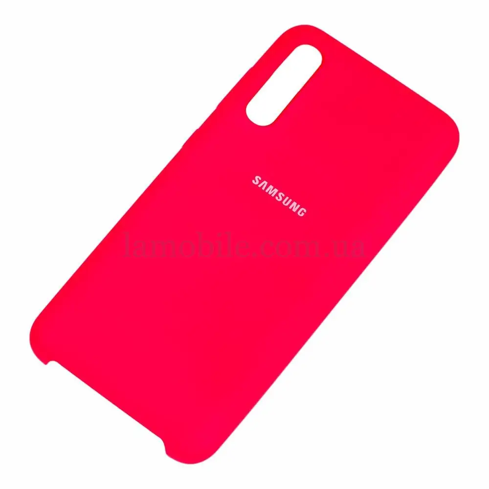 Чохол для Samsung Galaxy A50/A50s/A30s Silky Soft Touch "темно-червоний"