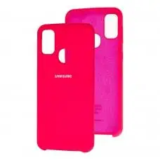 Чехол для Samsung Galaxy M21 / M30s Silky Soft Touch малиновый