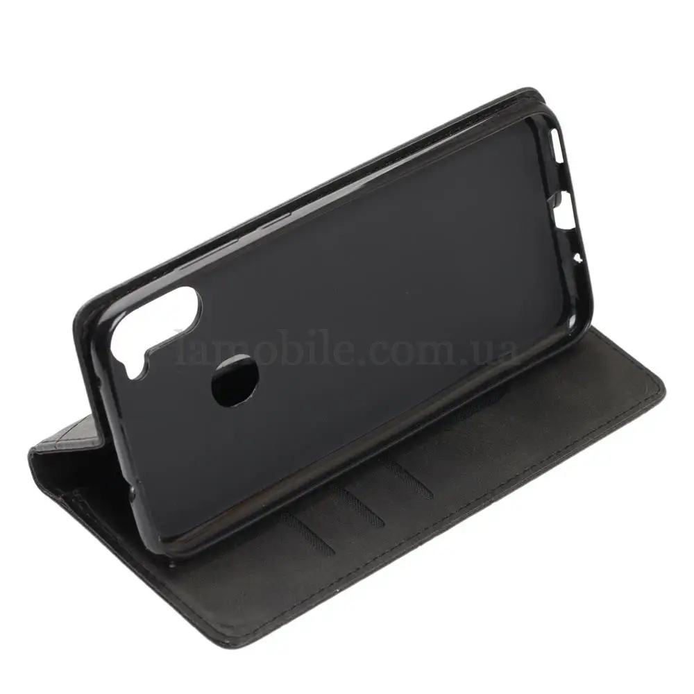 Чехол книжка Business Leather для Samsung Galaxy A11 / M11 черный