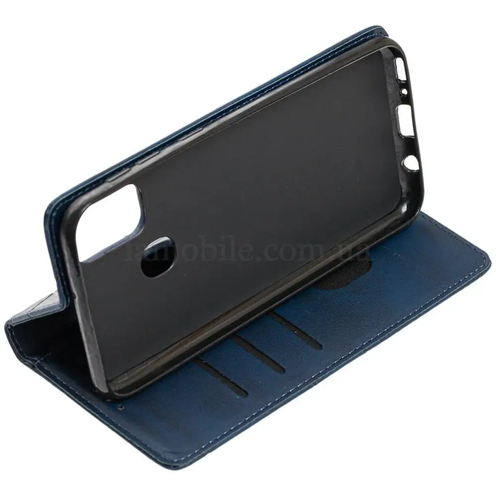 Чехол книжка Business Leather для Samsung Galaxy M21 / M30s синий