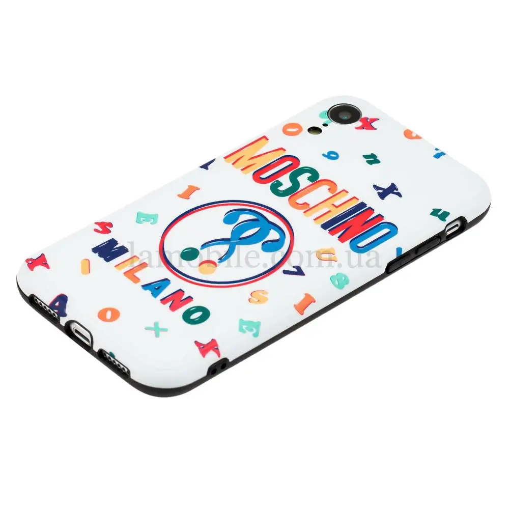 Чехол для iPhone Xr VIP Print moschino белый