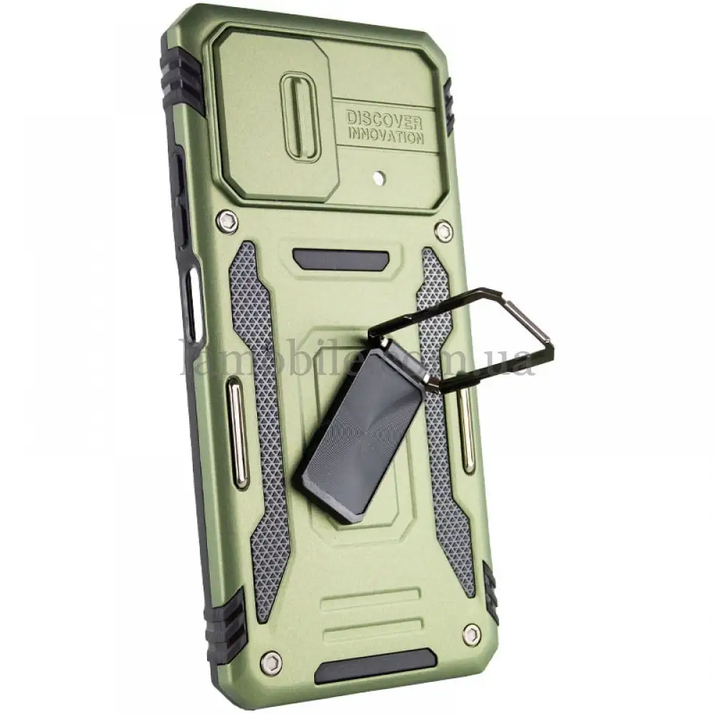 Чохол для Xiaomi Redmi 9C / 10A Camshield Army Ring оливковий / army green