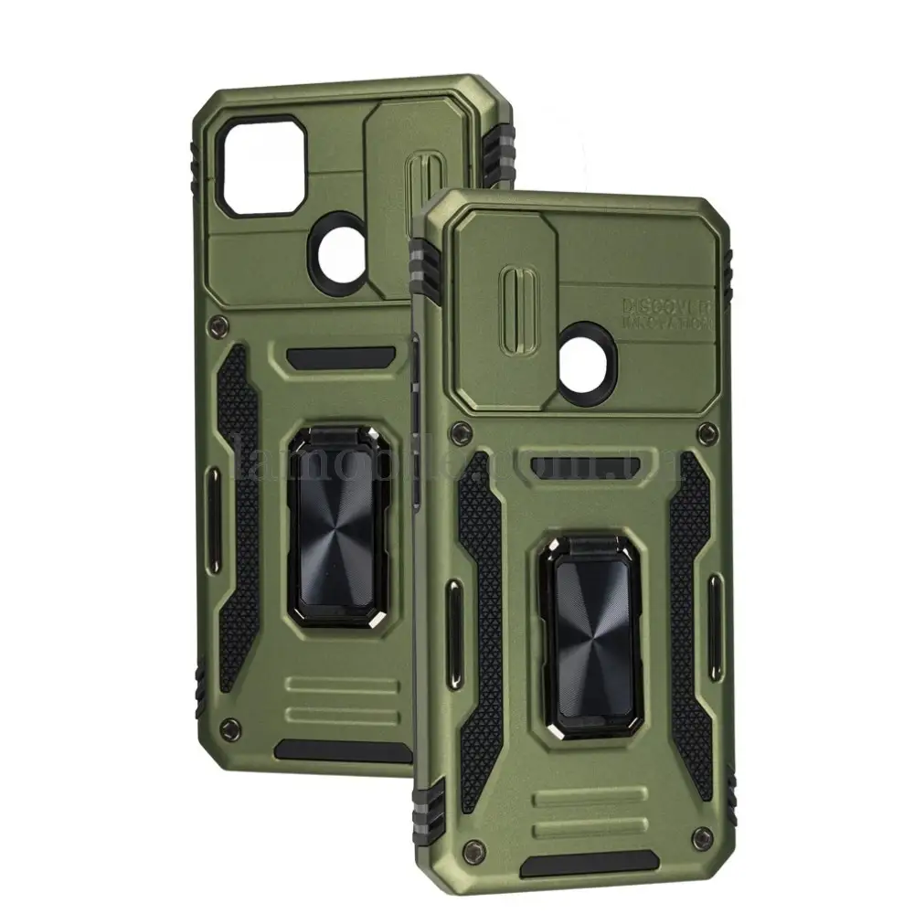 Чохол для Xiaomi Redmi 9C / 10A Camshield Army Ring оливковий / army green