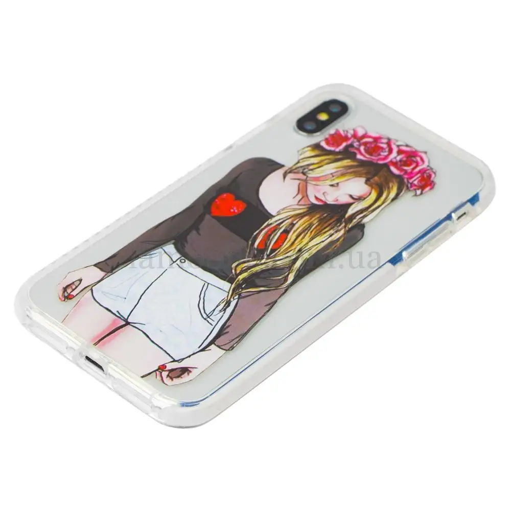 Чехол для iPhone Xs Max силикон Tech 21 "девушка"