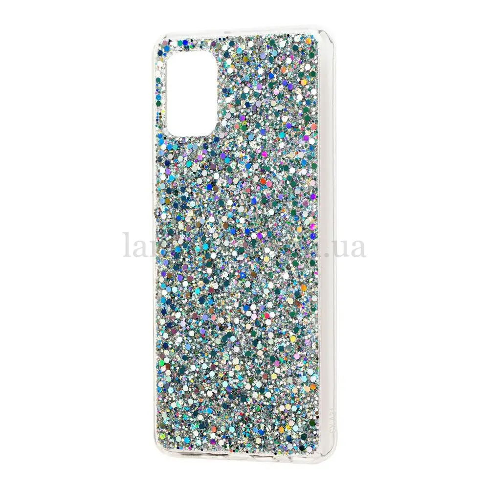 Чохол Samsung Galaxy A51 (A515) Wave confetti сріблястий