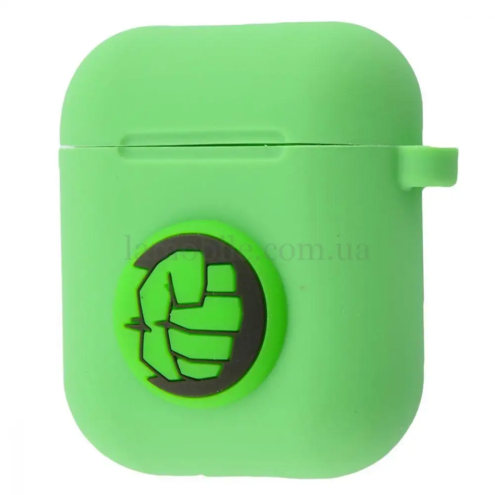 Чохол для AirPods Marvel M-Comics "hulk" зелений