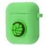 Чохол для AirPods Marvel M-Comics "hulk" зелений