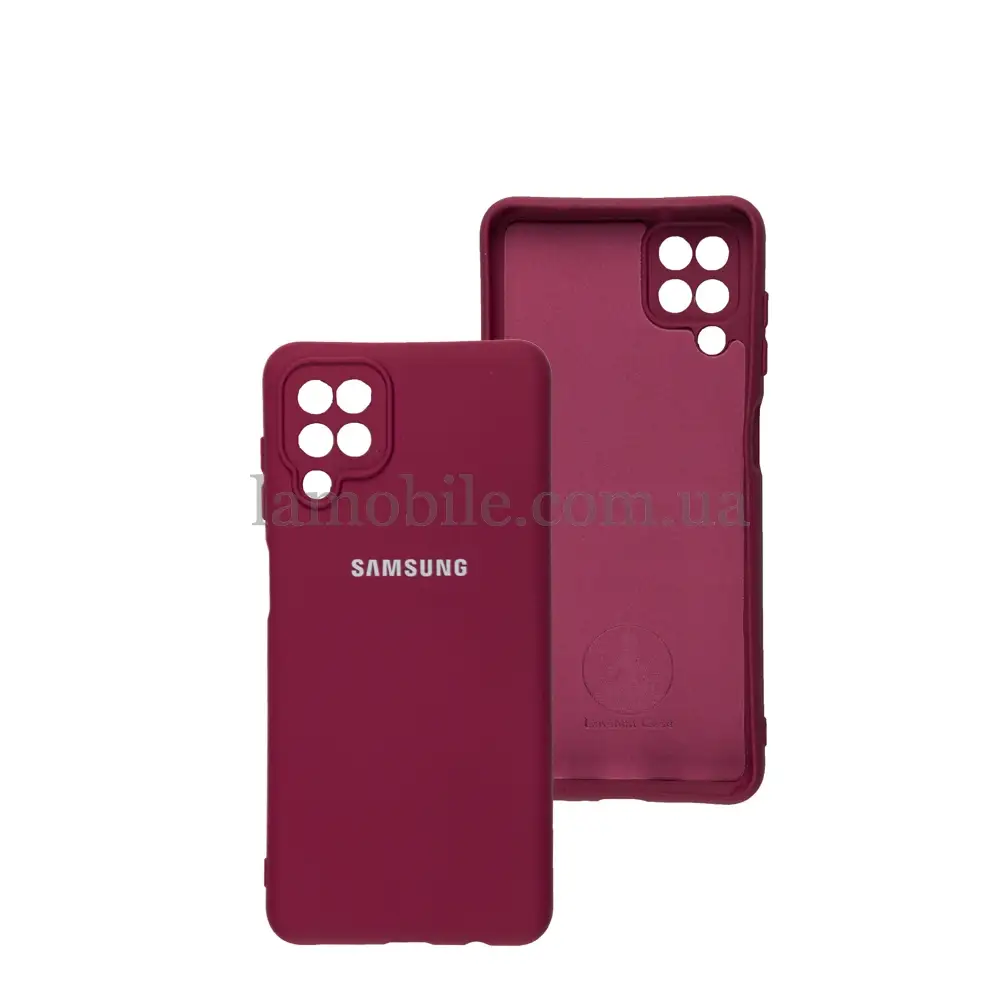 Чохол для Samsung Galaxy A33 5G Silicone Full camera marsala