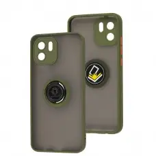 Чехол для Xiaomi Redmi A1/A2 LikGus Edging Ring хаки