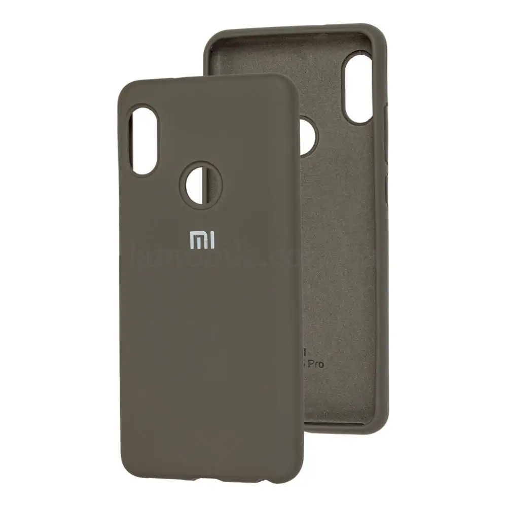 Чехол для Xiaomi Redmi Note 5 / Note 5 Pro Silicone Full темно-оливковый