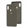 Чехол для Xiaomi Redmi Note 5 / Note 5 Pro Silicone Full темно-оливковый
