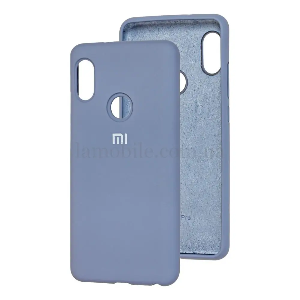 Чохол для Xiaomi  Redmi Note 5 / Note 5 Pro Silicone Full лавандовий сірий