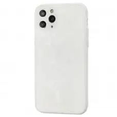 Чохол для iPhone 11 Pro glass LV білий
