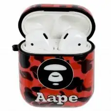 Чохол для AirPods Young Style supreme khaki red