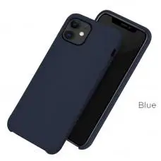 Чехол для iPhone 11 Hoco Silky Soft Touch "синий"