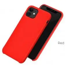 Чехол для iPhone 11 Hoco Silky Soft Touch "красный"
