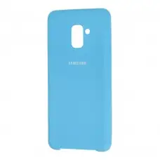 Чохол для Samsung Galaxy A8+ 2018 (A730) Silky Soft Touch блакитний