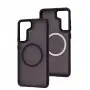 Чехол для Samsung Galaxy S21 FE (G990) WAVE Matte Insane MagSafe deep purple