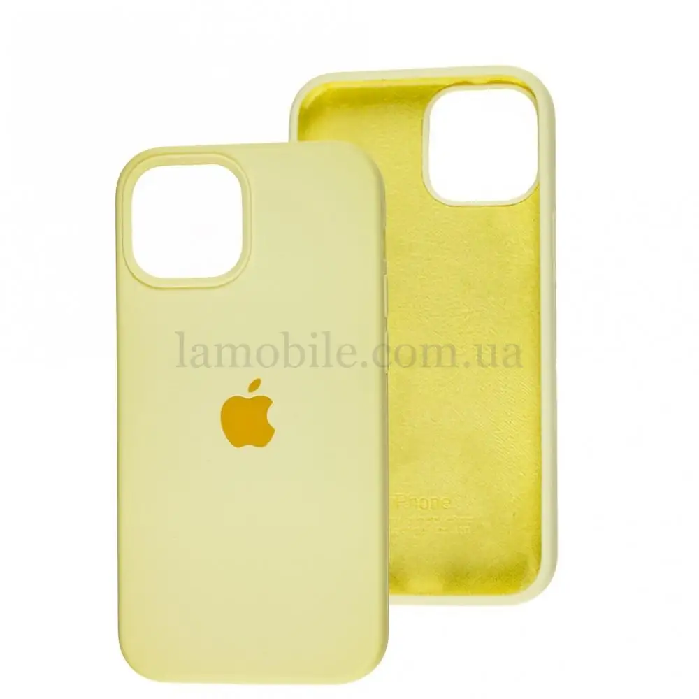 Чохол для iPhone 13 mini Silicone Full жовтий / mellow yellow