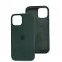 Чохол для iPhone 13 mini Silicone Full зелений / forest green