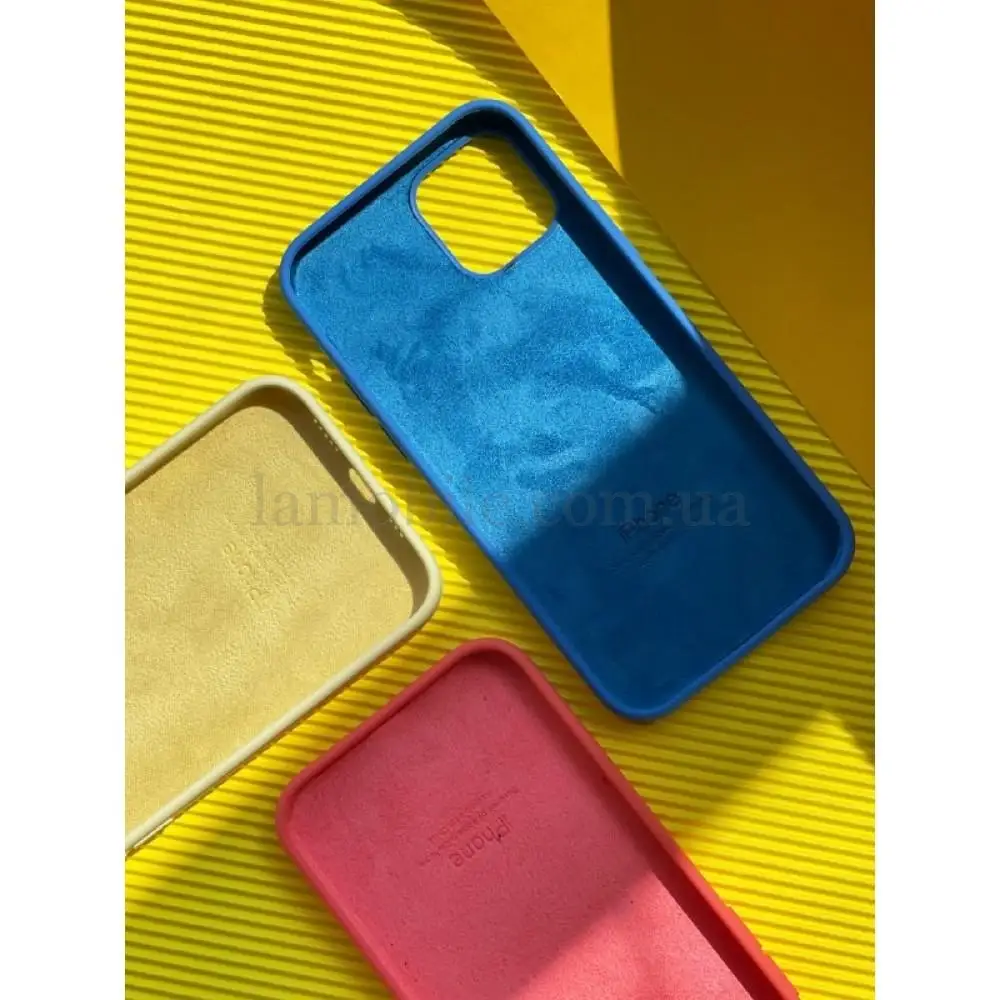 Чехол для iPhone 13 mini Silicone Full голубой / lilac