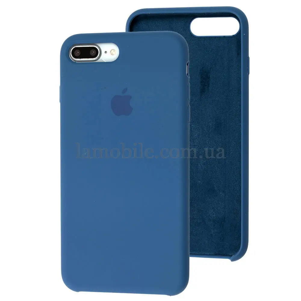 Чехол Silicone для iPhone 7 Plus / 8 Plus case ice ocean blue  