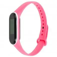 Ремінець Xiaomi Mi Band 3 / 4 double color line рожевий-білий