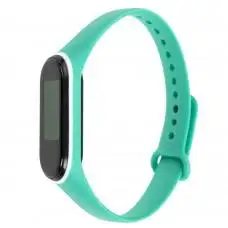 Ремінець Xiaomi Mi Band 3 / 4 double color line м'ятний-білий
