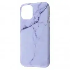 Чехол для iPhone 11 Design Mramor Glossy молочный